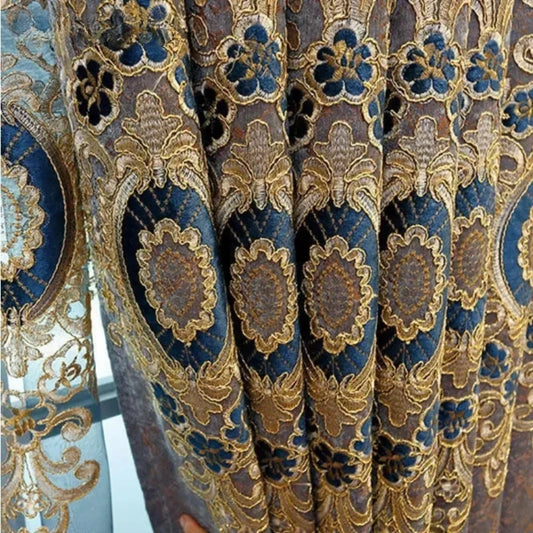 Luxury Embroidered Window Curtains