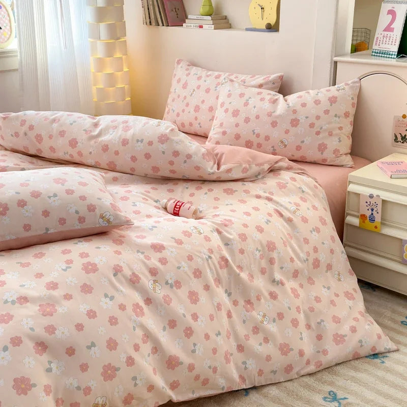 100% Cotton Cartoon Duvet Cover Set