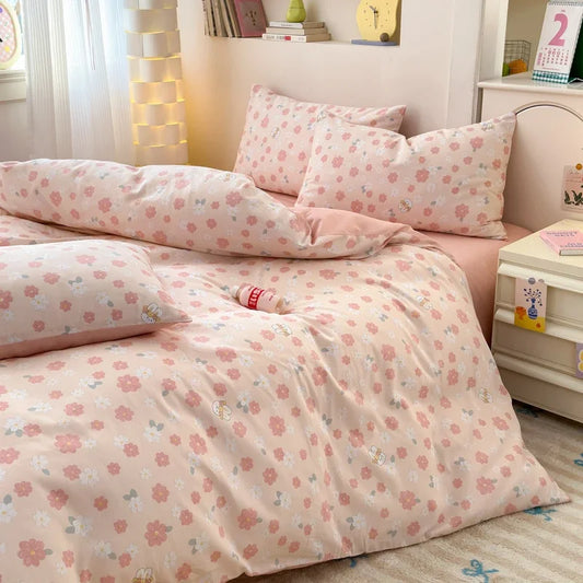 100% Cotton Cartoon Duvet Cover Set