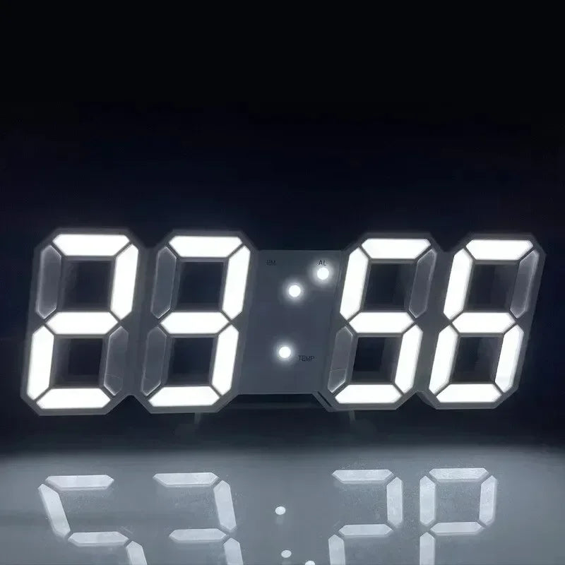 Modern LED Digital Wall & Desk Clock