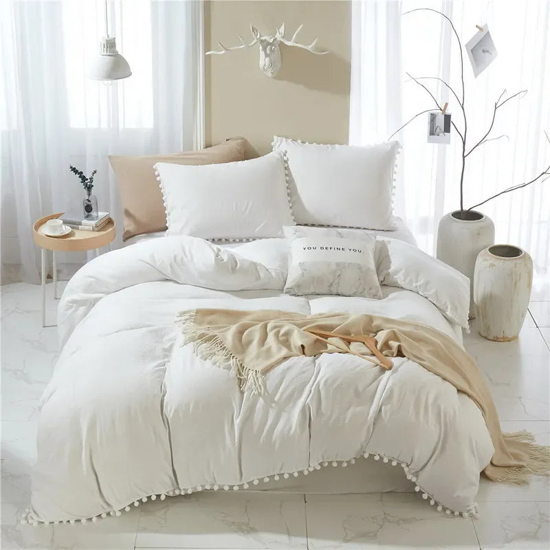 Soft Washed Duvet Cover Set