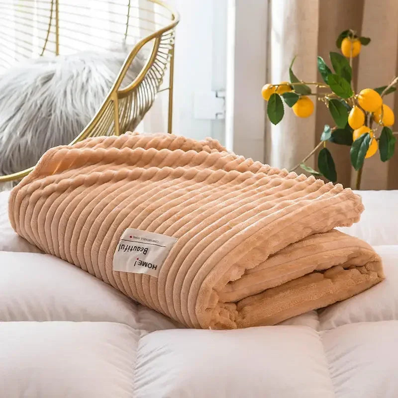 Warm Plaid Bed & Sofa Blanket