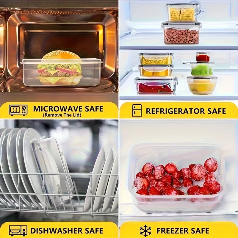 6-Piece Sealed Food Storage Container Set