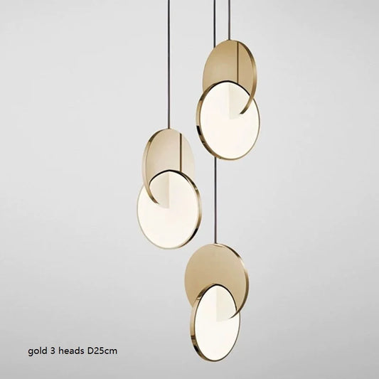 Gold & Silver Hanging Lamp