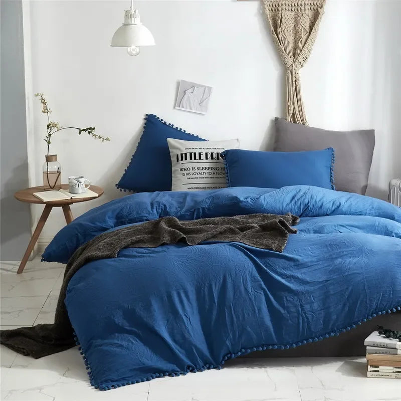 Soft Washed Duvet Cover Set