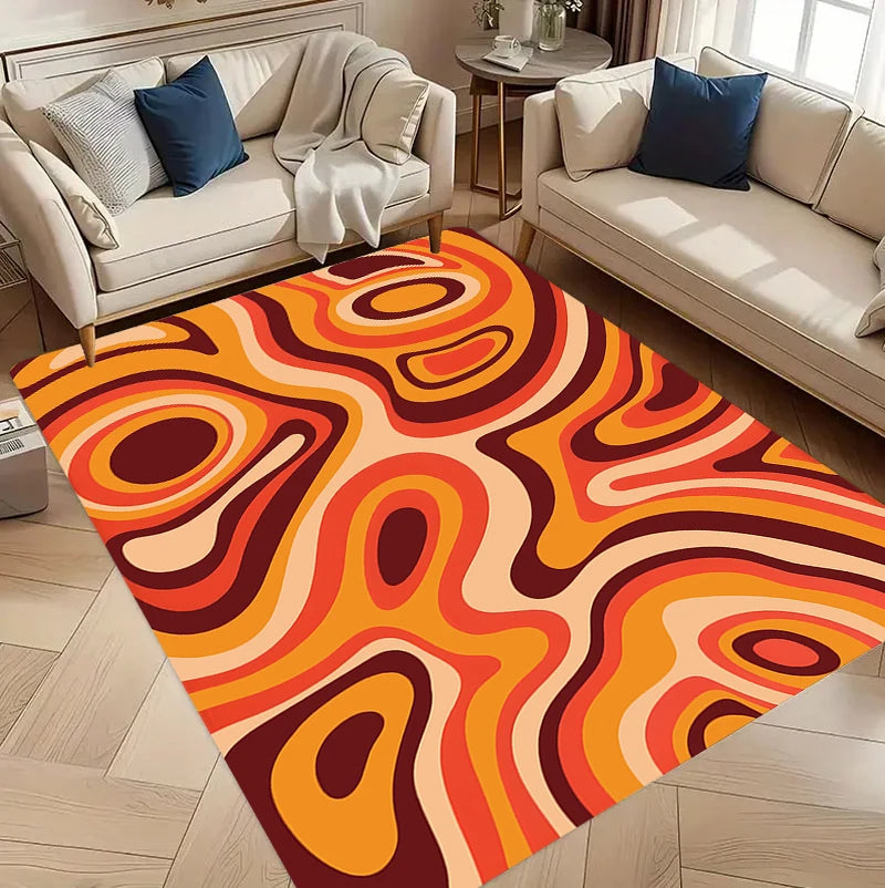 Classic Vintage Geometric Non-Slip Area Rug