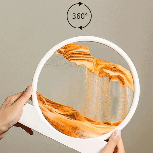 3D Moving Sand Art Picture Quicksand Glass Decor