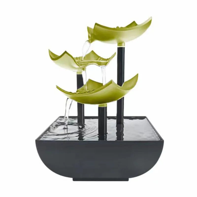 Tabletop Indoor Water FountainDecorative tabletop indoor water fountain inspired by Feng Shui. A calming accent for offices, living rooms, bedrooms, desks, and meditation spaces.