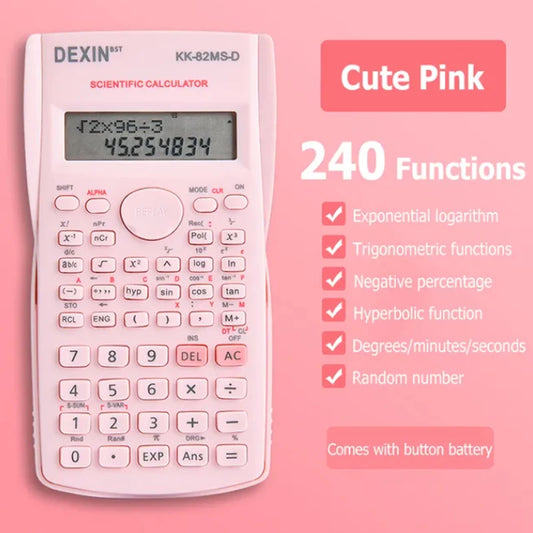 Scientific Calculator 12-Digit Dual Line Display