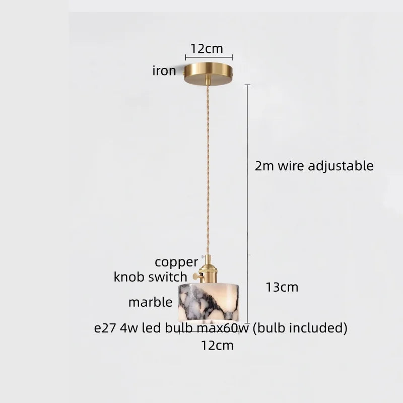 Marble Pendant Light