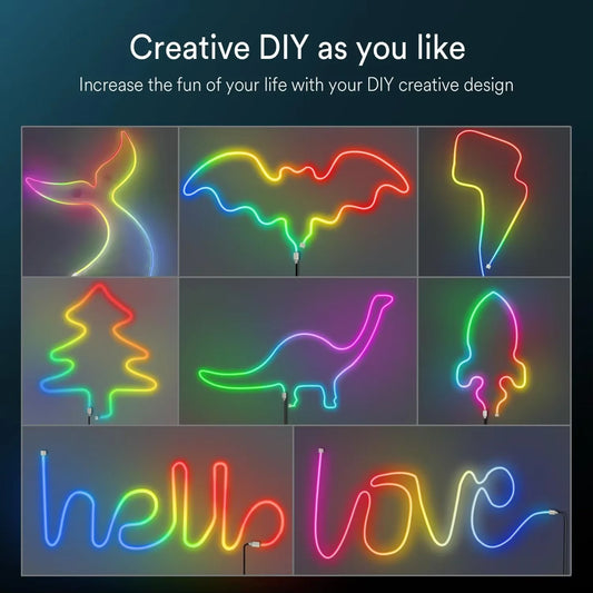 USB RGBIC Neon LED Strip Lights
