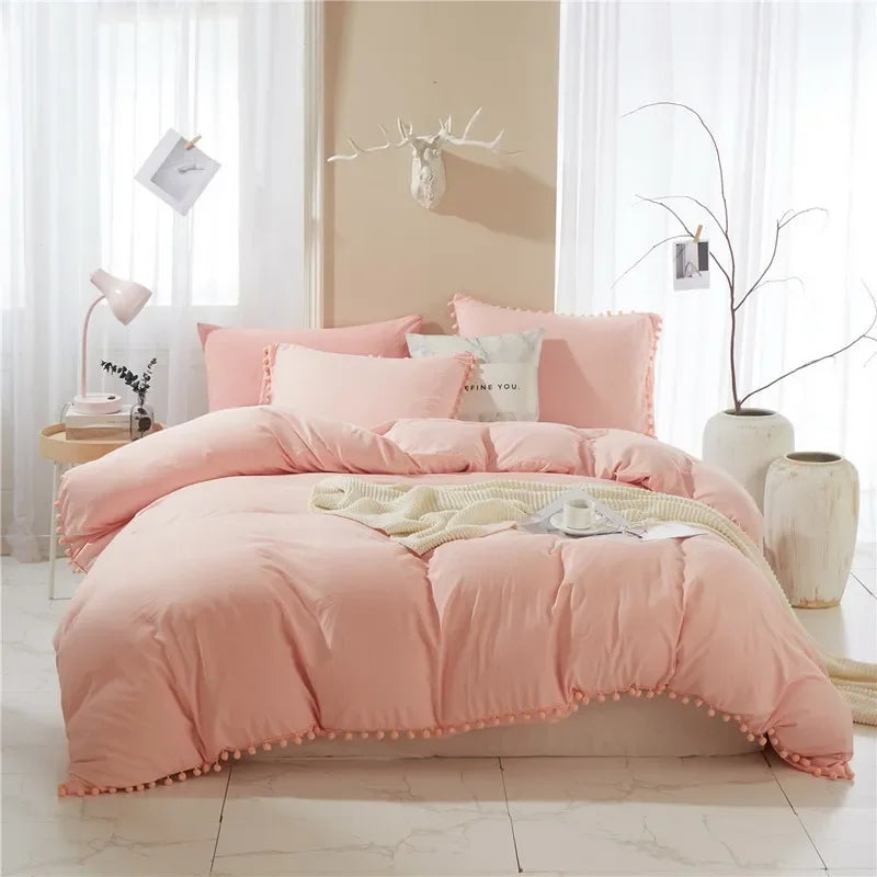 Soft Washed Duvet Cover Set