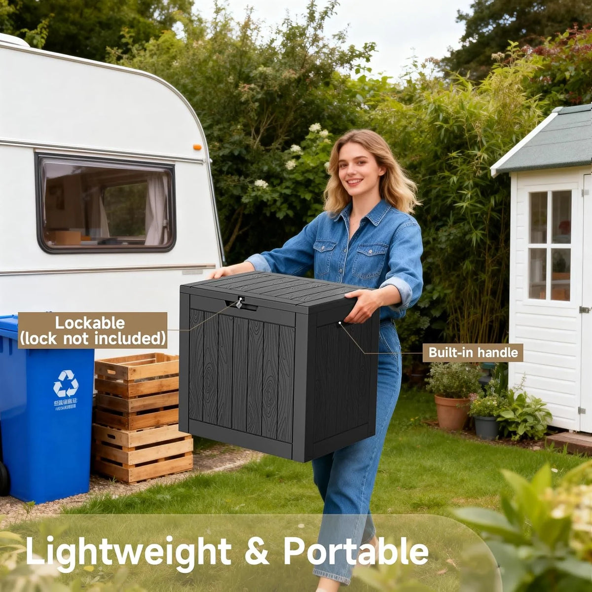 Lockable Waterproof Outdoor Storage Box