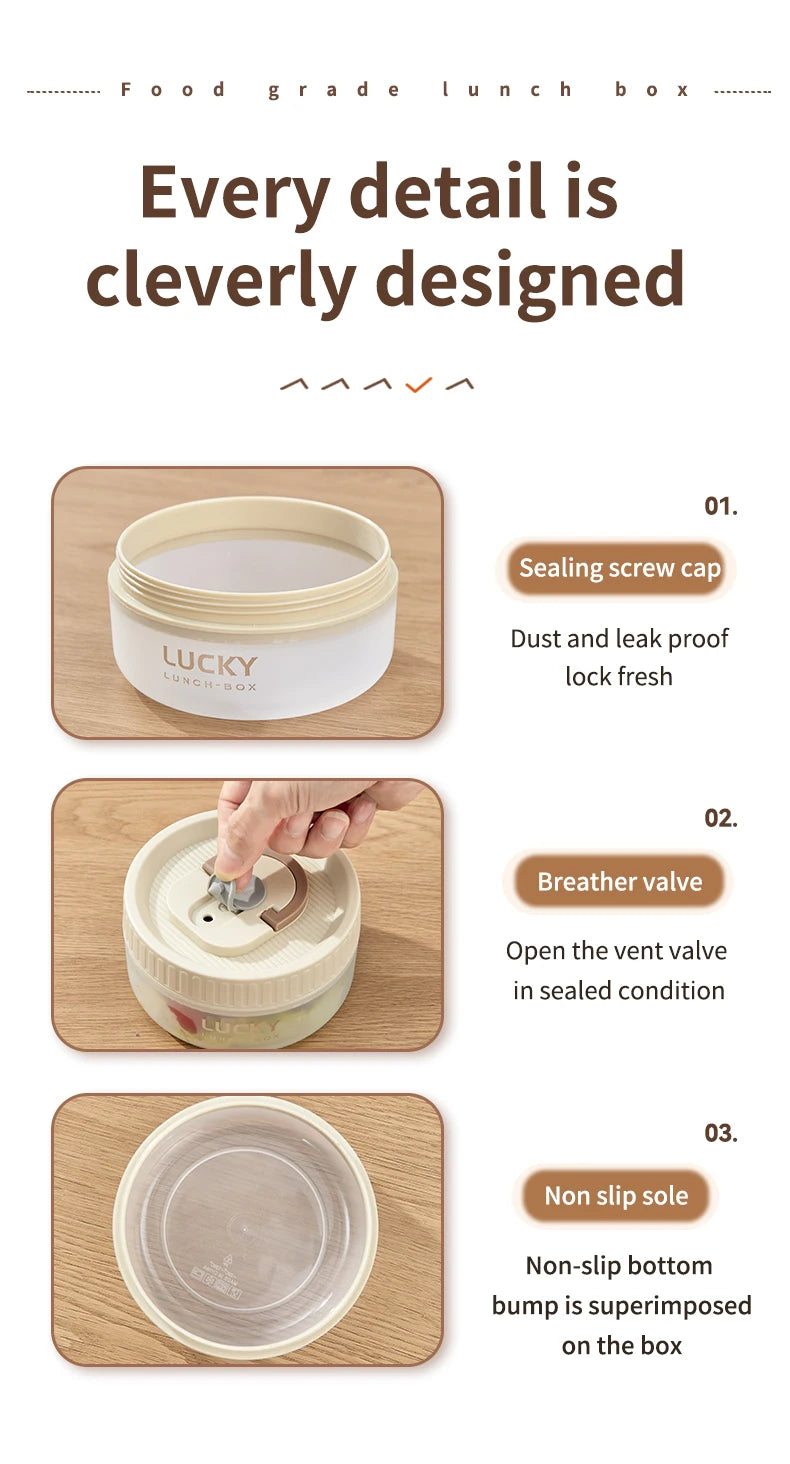 Microwave Safe Leak-Proof Food Container