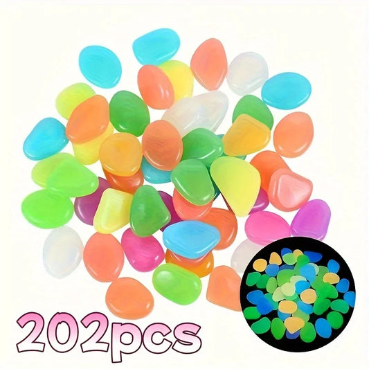100PCS Glow in the Dark Pebbles