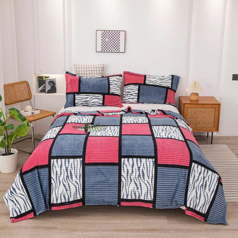 Soft Lightweight Throw for Home & Travel