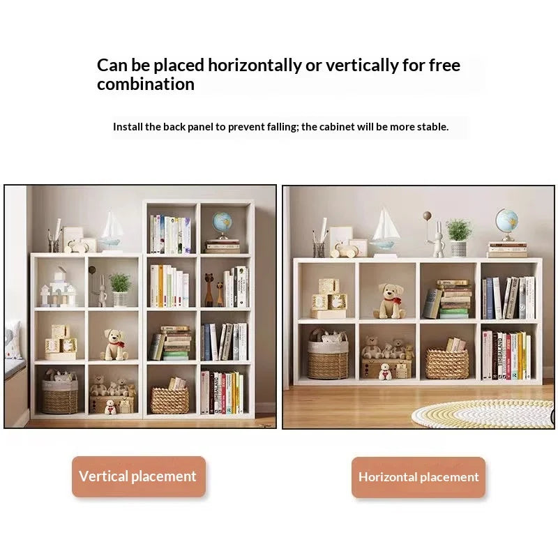 Multi-Tier Wooden Bookcase