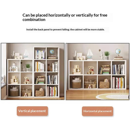 Multi-Tier Wooden Bookcase