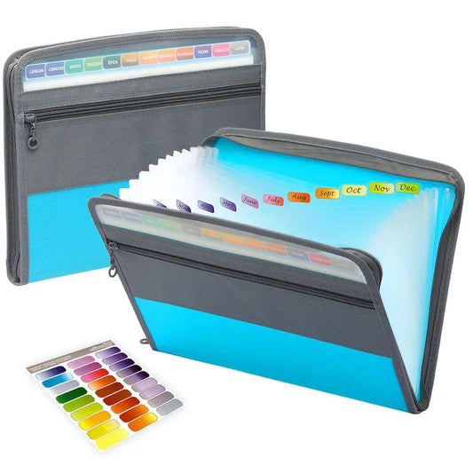 13-Pocket Zipper File Organizer