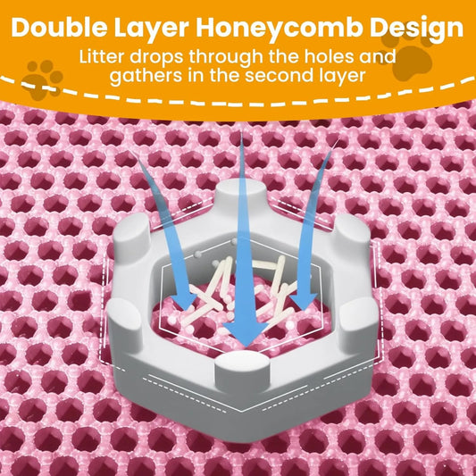Double Layer Cat Litter Mat
