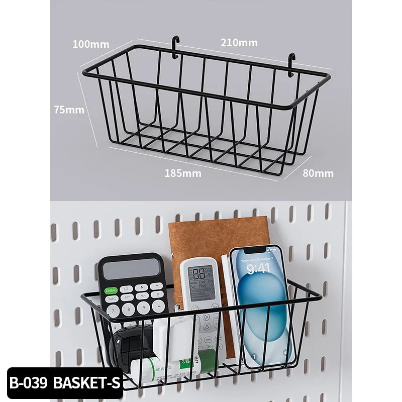 Desktop Pegboard Storage Organizer Kit