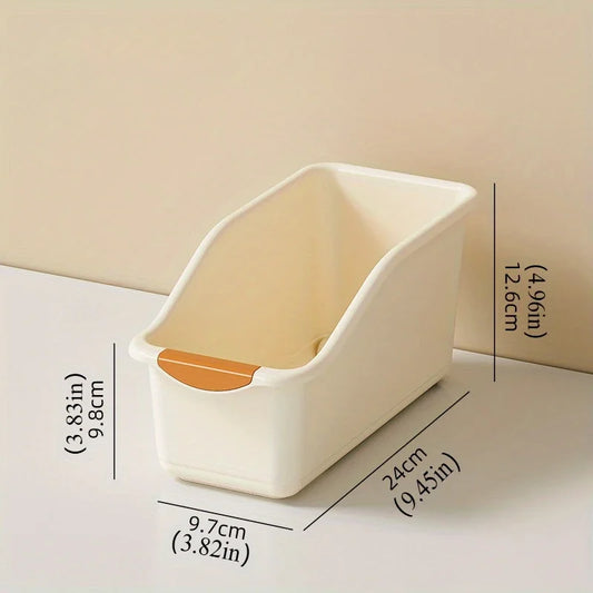 Curved Plastic Storage Bin Set