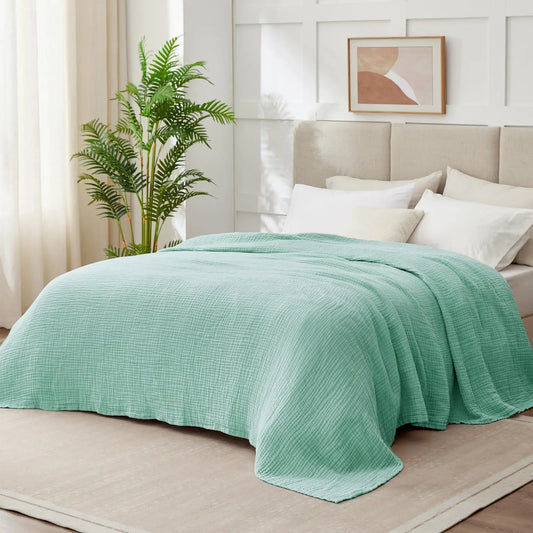 Lightweight All-Season Throw Blanket