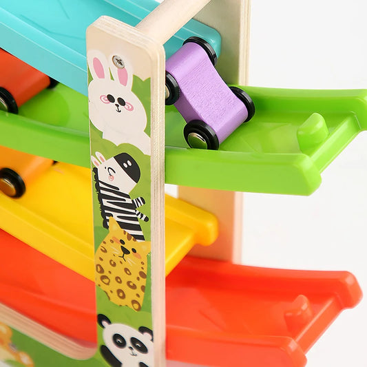 Wooden Car Ramp Racer