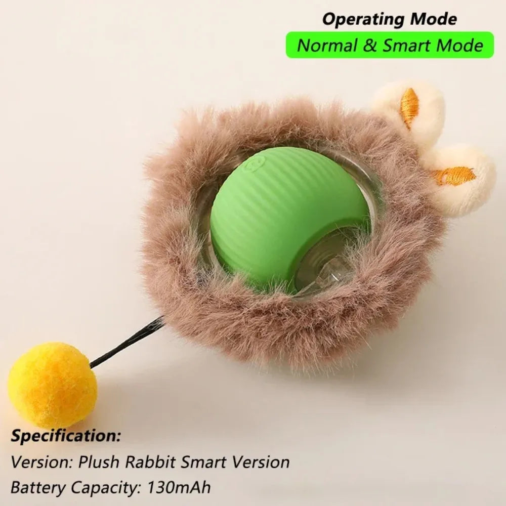 Interactive Rolling Cat Ball Toy