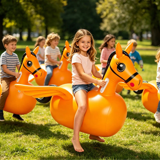 Inflatable Bouncy Horse Ride-On Toy