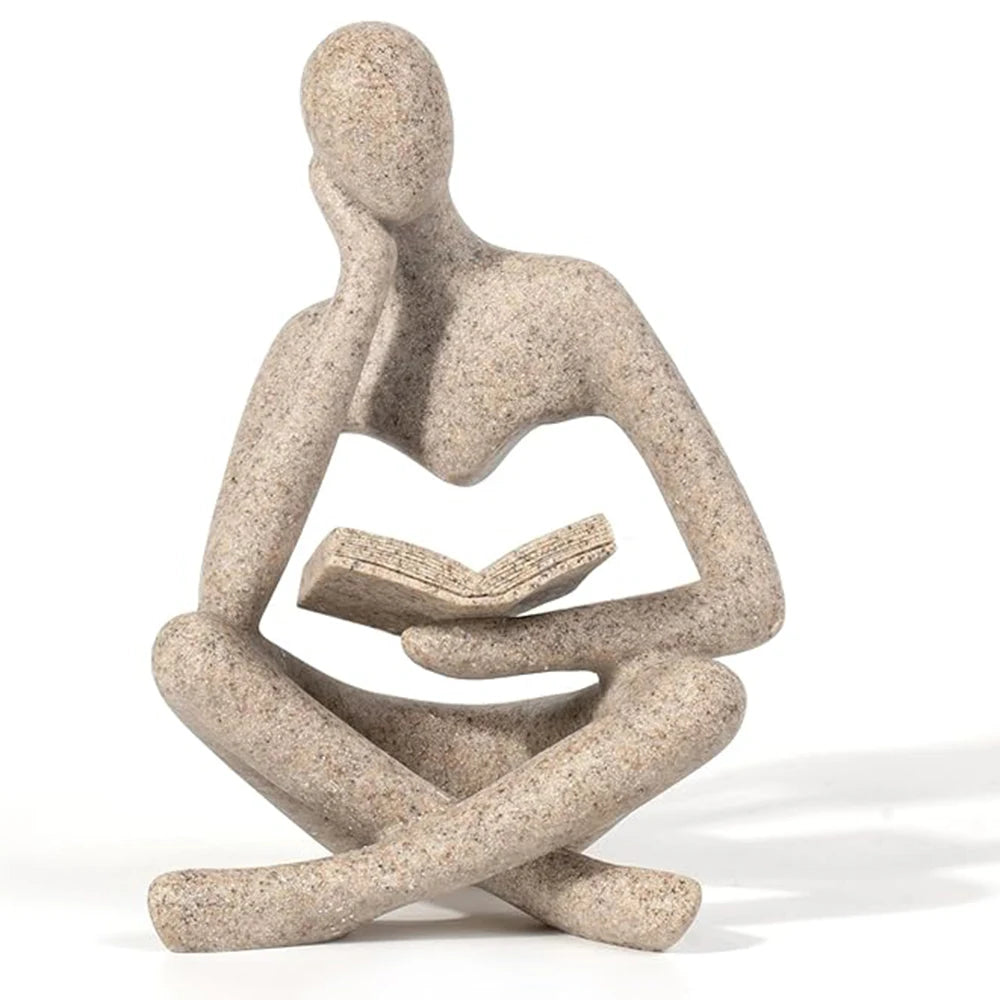 Sculpture for Bookshelf & Home Décor