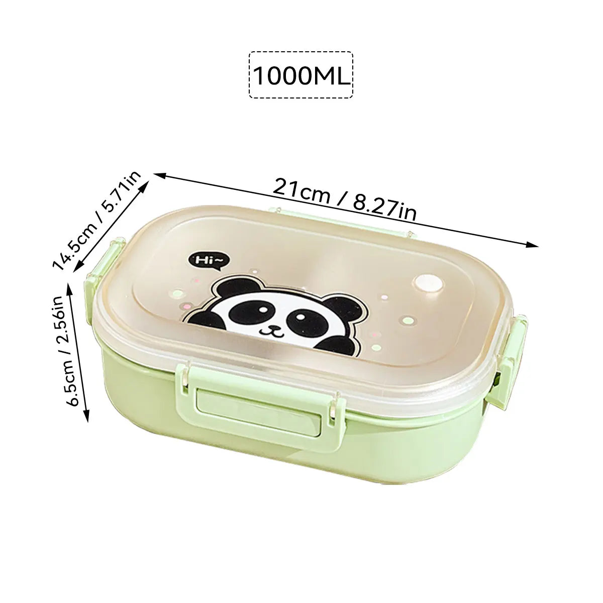 Compartment Lunch Box – Portable Microwave-Safe Food Container