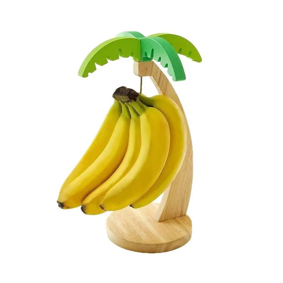 Wooden Banana Hanger Stand
