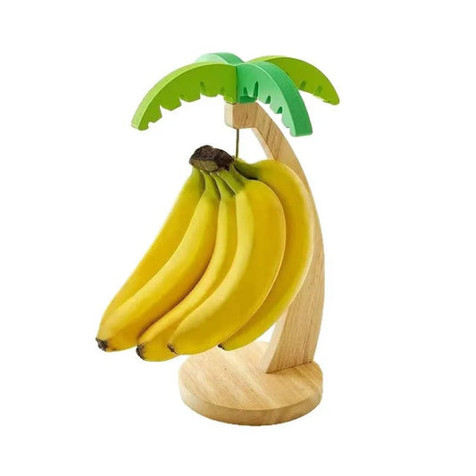 Wooden Banana Hanger Stand