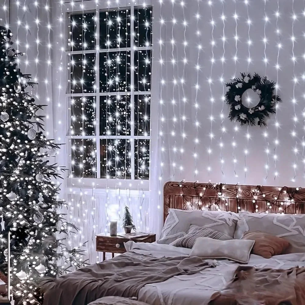 USB LED Curtain Fairy String Lights
