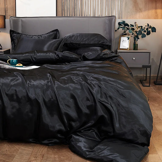 Luxury Jacquard Microfiber Duvet Cover Set