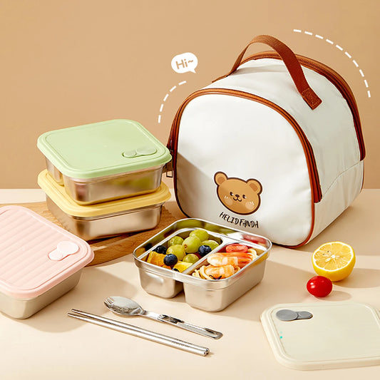 Stackable Leak-Proof Food Container for Meals, Fruits & Salads