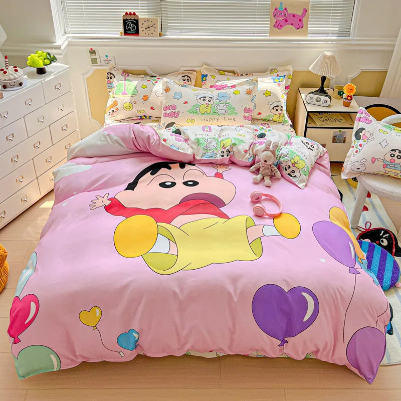 Cartoon Anime Duvet Cover Set