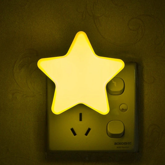 LED Star Night Light Plug-In Bedroom Lamp