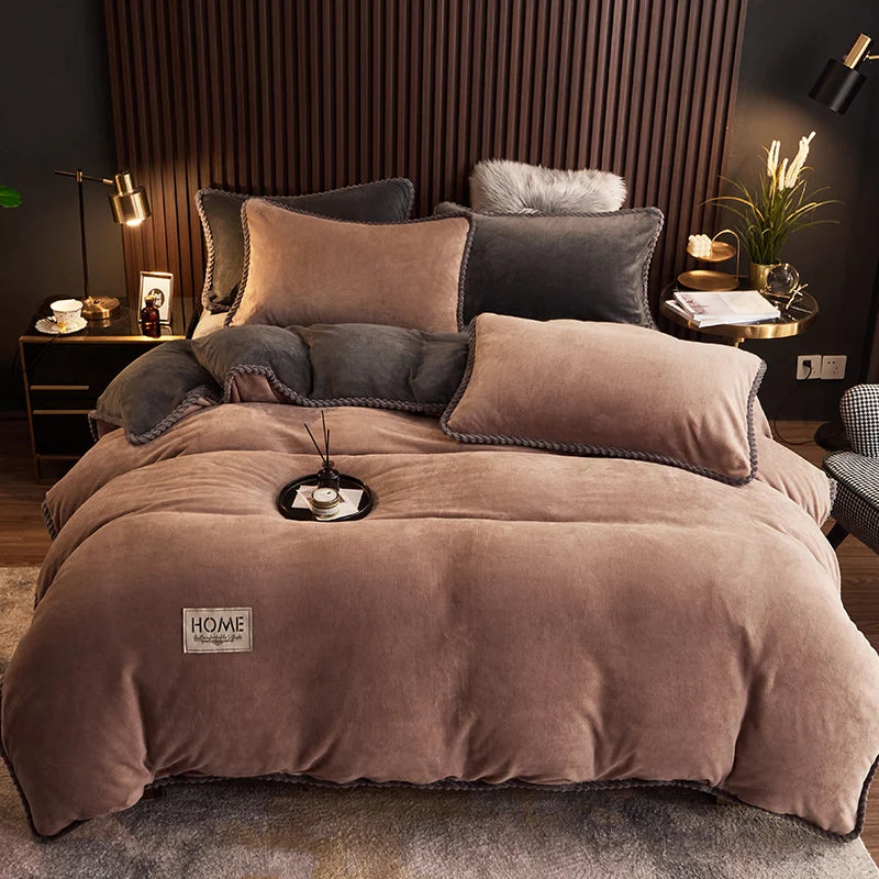 Plush Velvet Duvet Cover