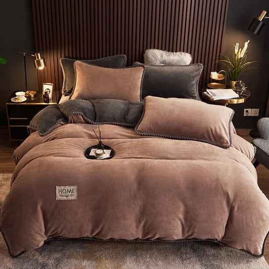 Plush Velvet Duvet Cover