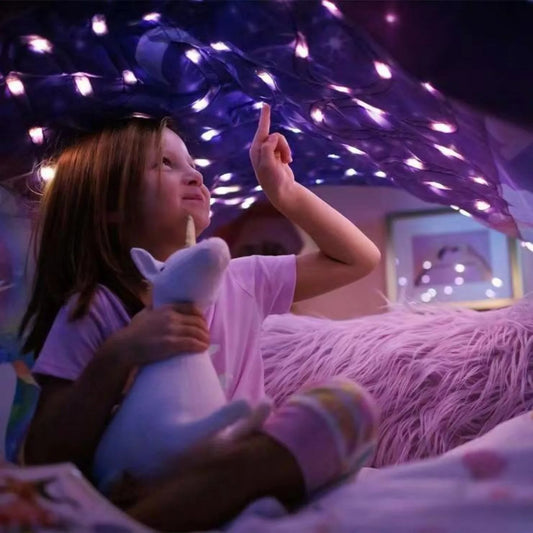 Kids Dream Bed Tent with Lights