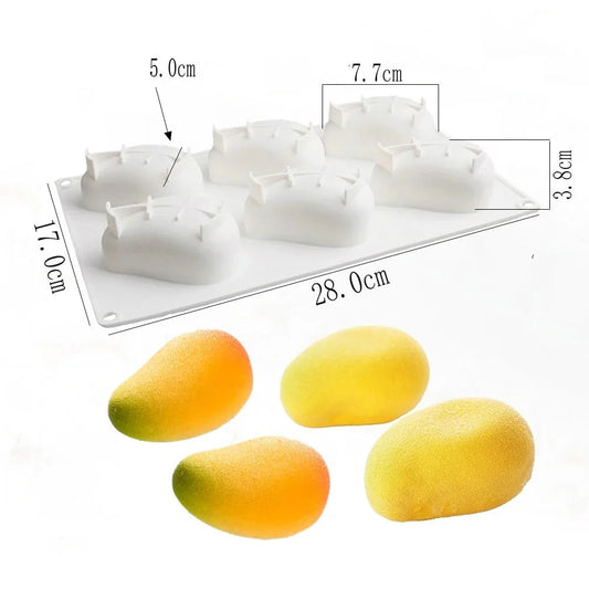 3D Mango Silicone Cake Mold