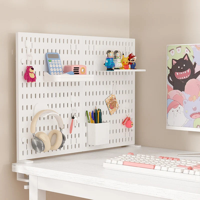 Desktop Pegboard Storage Organizer Kit