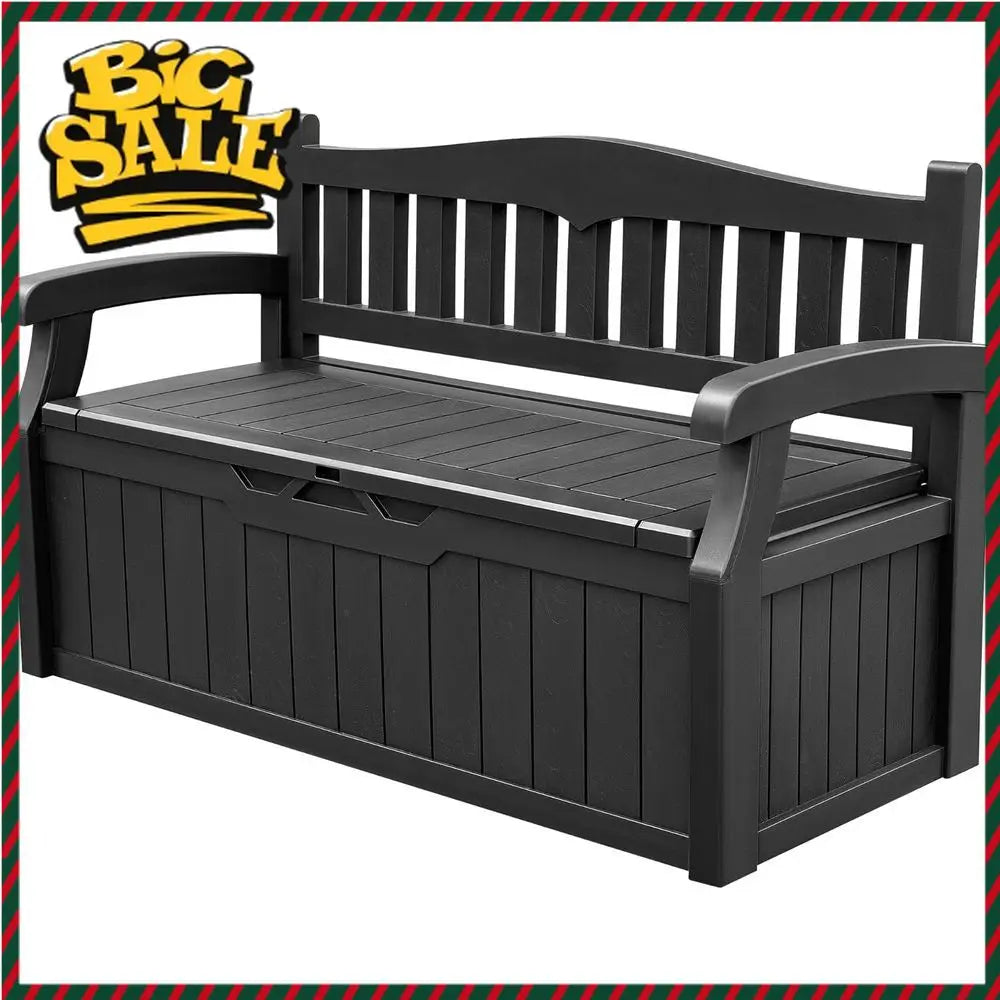 Lockable Outdoor Storage Bench