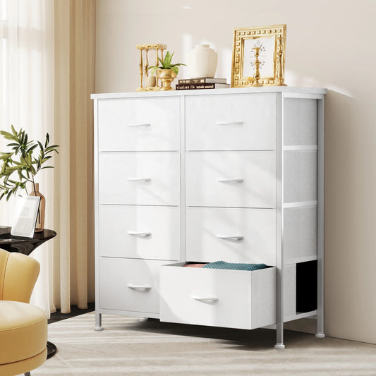 8-Drawer Fabric Dresser Storage Cabinet