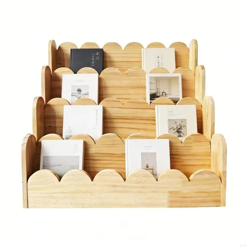Wooden Kids Book Display Stand