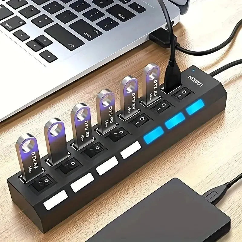 4/7-Port USB 2.0 Hub