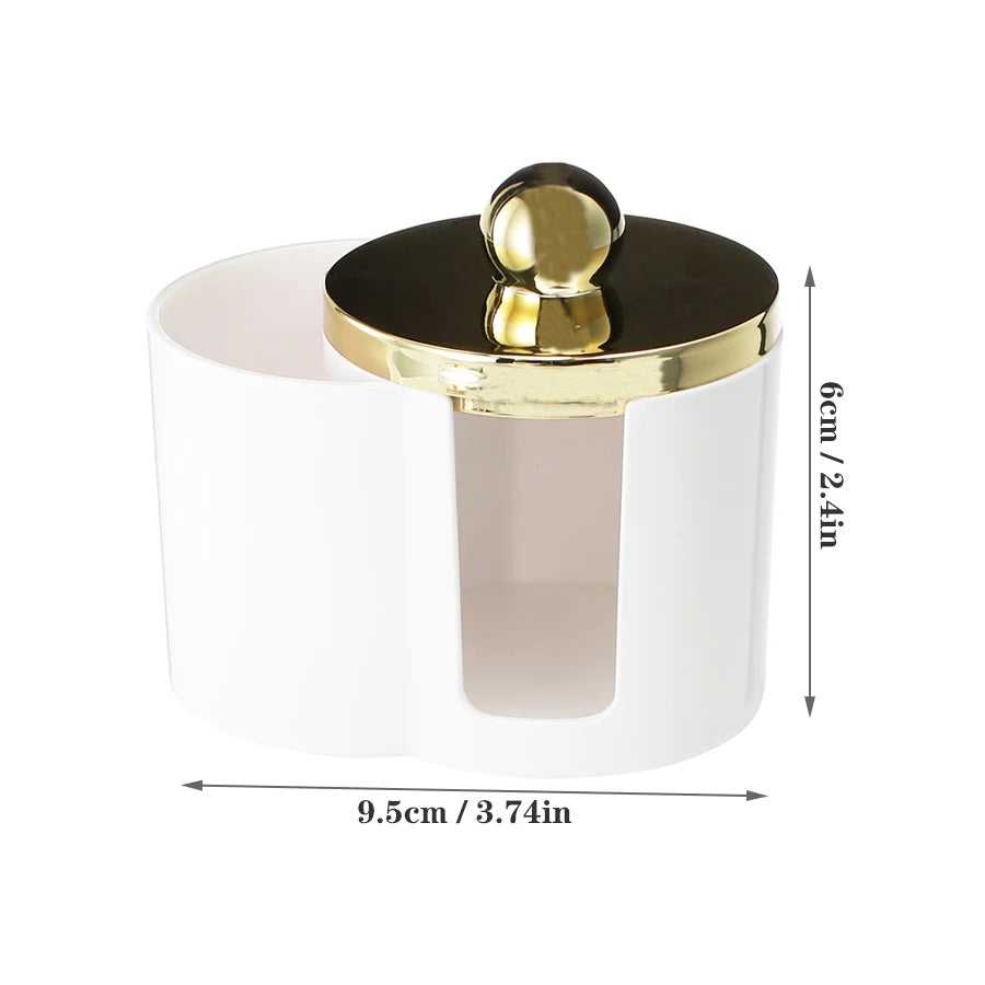Clear Bathroom Vanity Organizer – Qtip Holder