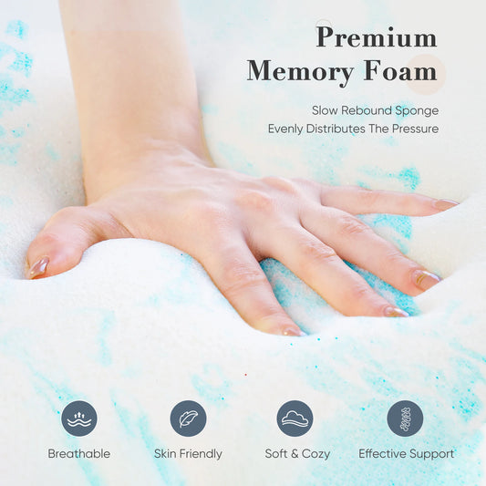 Gel Memory Foam King Mattress Topper